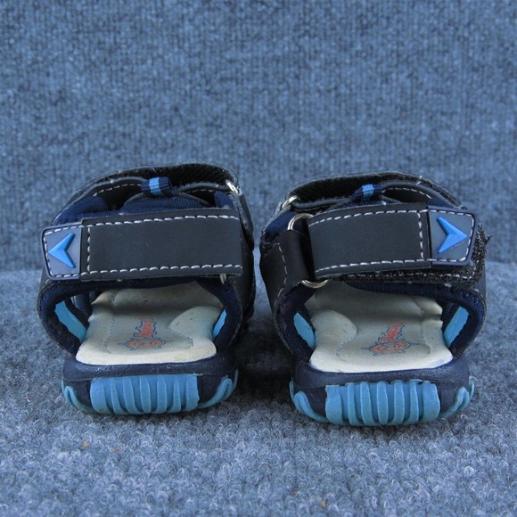 Apakowa Boys‎ Fisherman Shoes Blue Synthetic Hook & Loop Size T 21 Medium - Picture 4 of 6